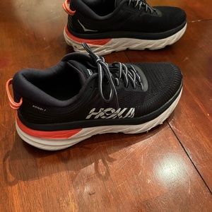 Hoka women style Bondi 7 navy size 8.5 running shoe